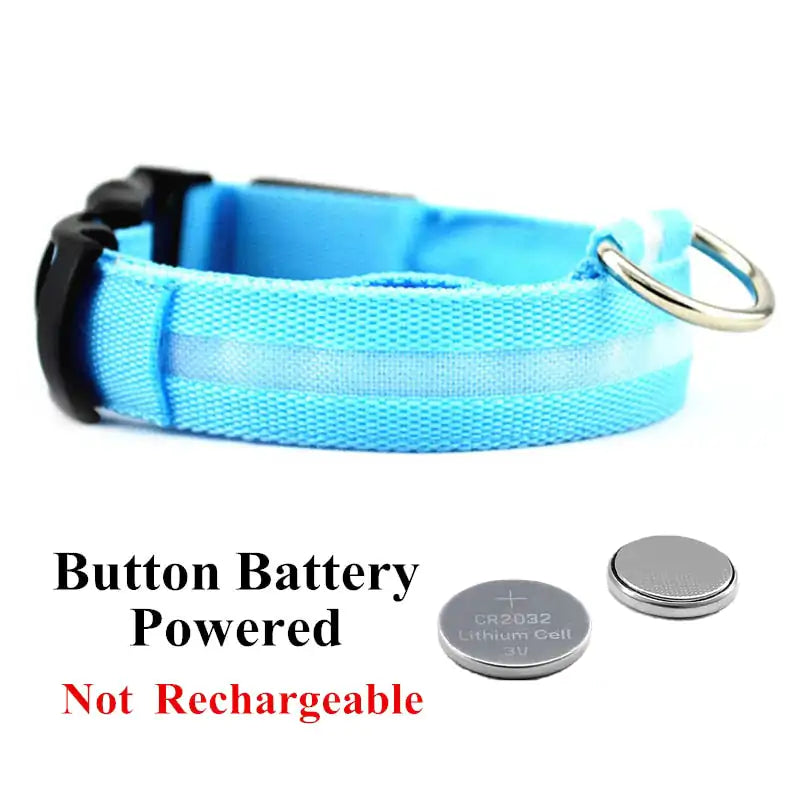 Support the ASPCA--Adjustable LED Pet Collar-5% goes to the ASPCA!
