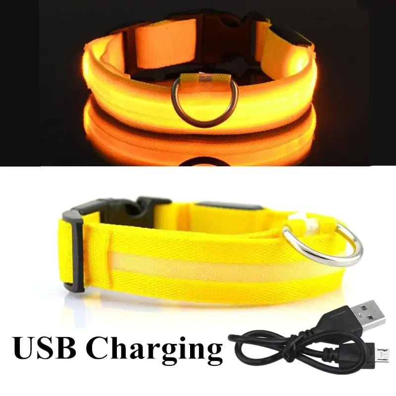 Support the ASPCA--Adjustable LED Pet Collar-5% goes to the ASPCA!
