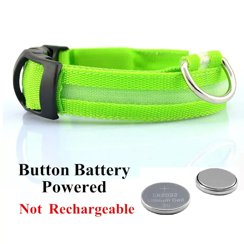 Support the ASPCA--Adjustable LED Pet Collar-5% goes to the ASPCA!