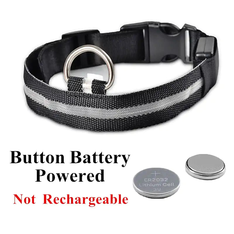 Support the ASPCA--Adjustable LED Pet Collar-5% goes to the ASPCA!