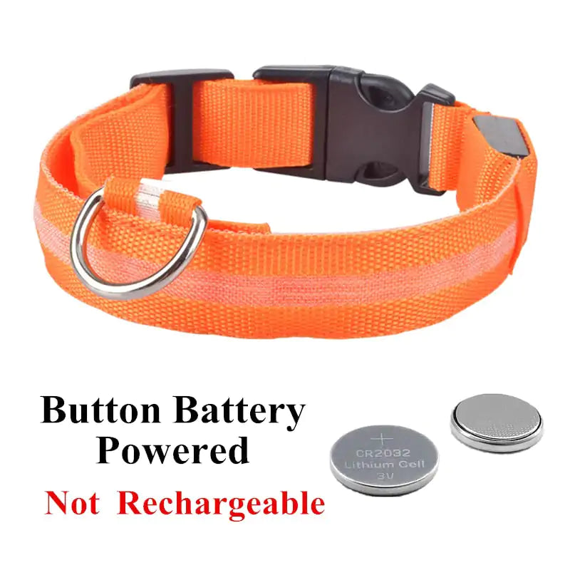 Support the ASPCA--Adjustable LED Pet Collar-5% goes to the ASPCA!