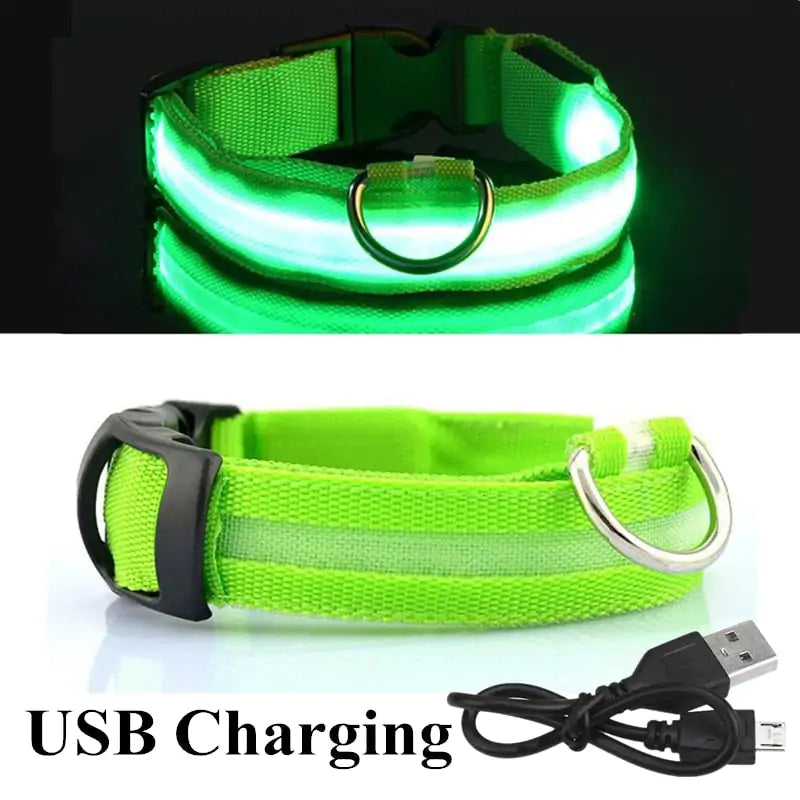 Support the ASPCA--Adjustable LED Pet Collar-5% goes to the ASPCA!