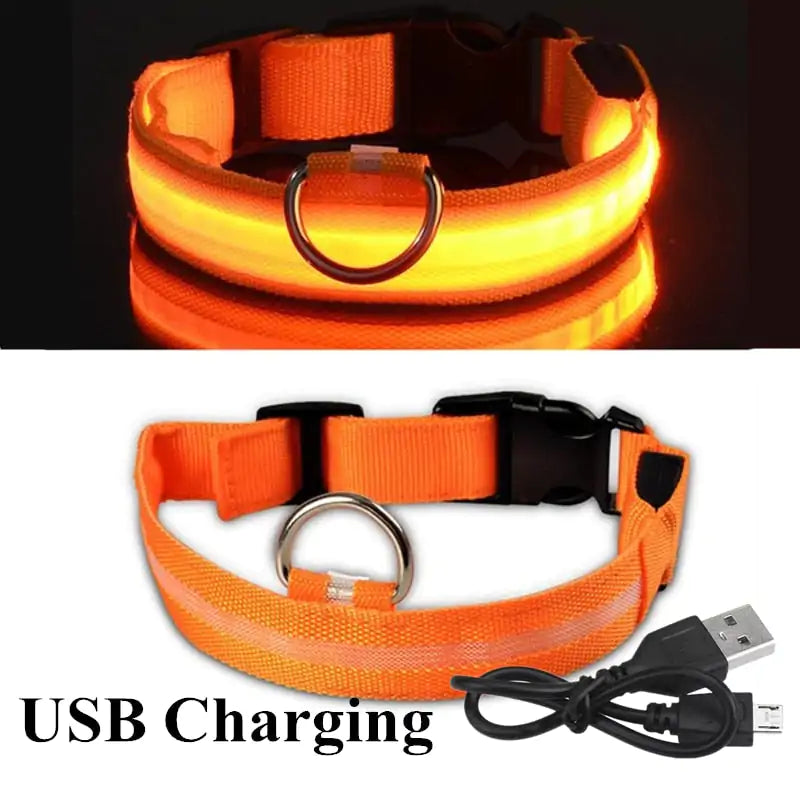 Support the ASPCA--Adjustable LED Pet Collar-5% goes to the ASPCA!