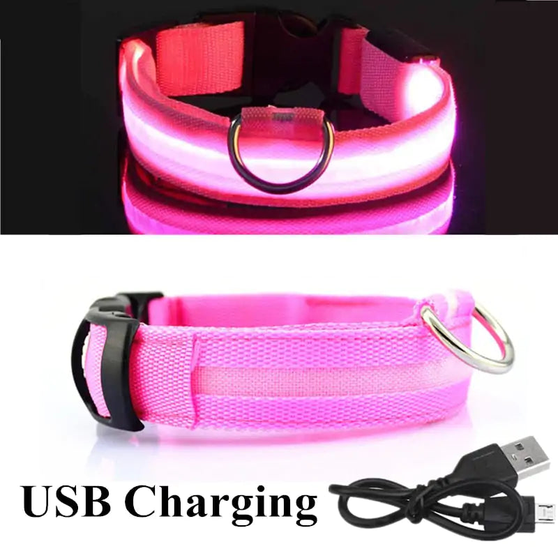 Support the ASPCA--Adjustable LED Pet Collar-5% goes to the ASPCA!