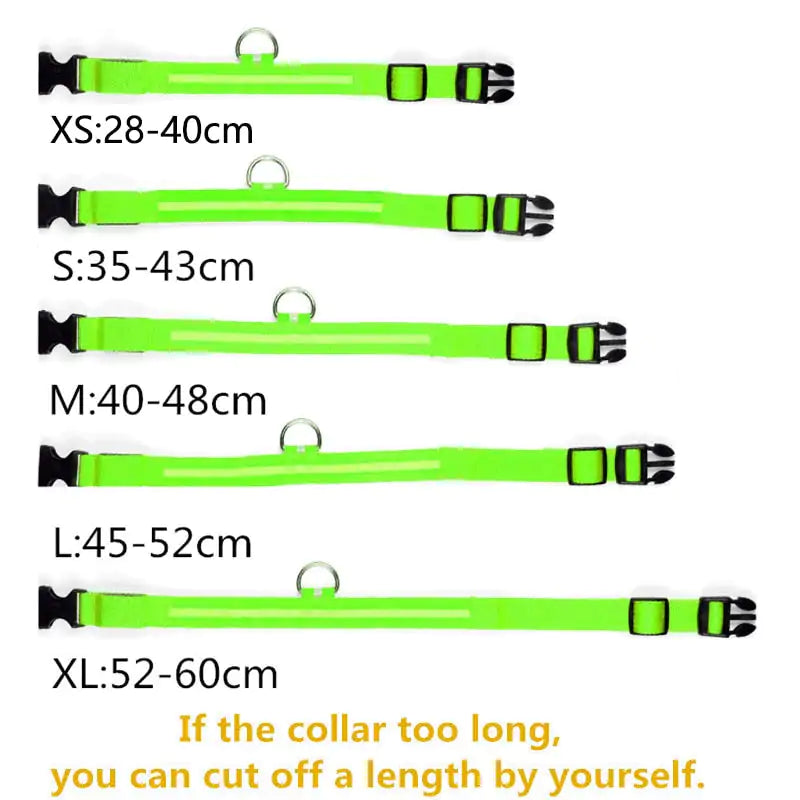 Support the ASPCA--Adjustable LED Pet Collar-5% goes to the ASPCA!