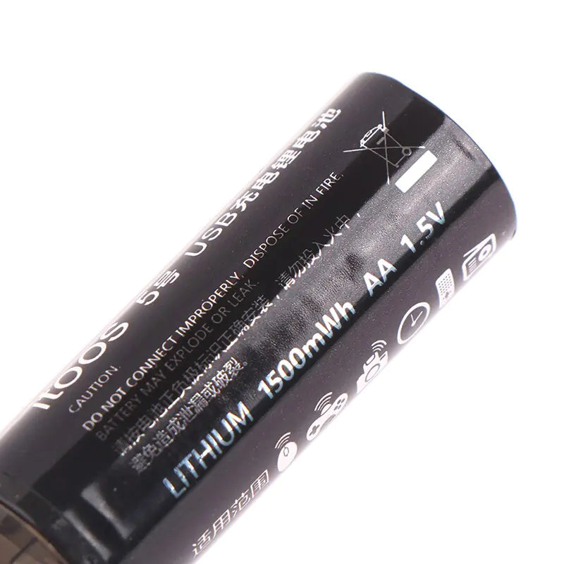 Large Capacity USB Rechargeable AA Batteries